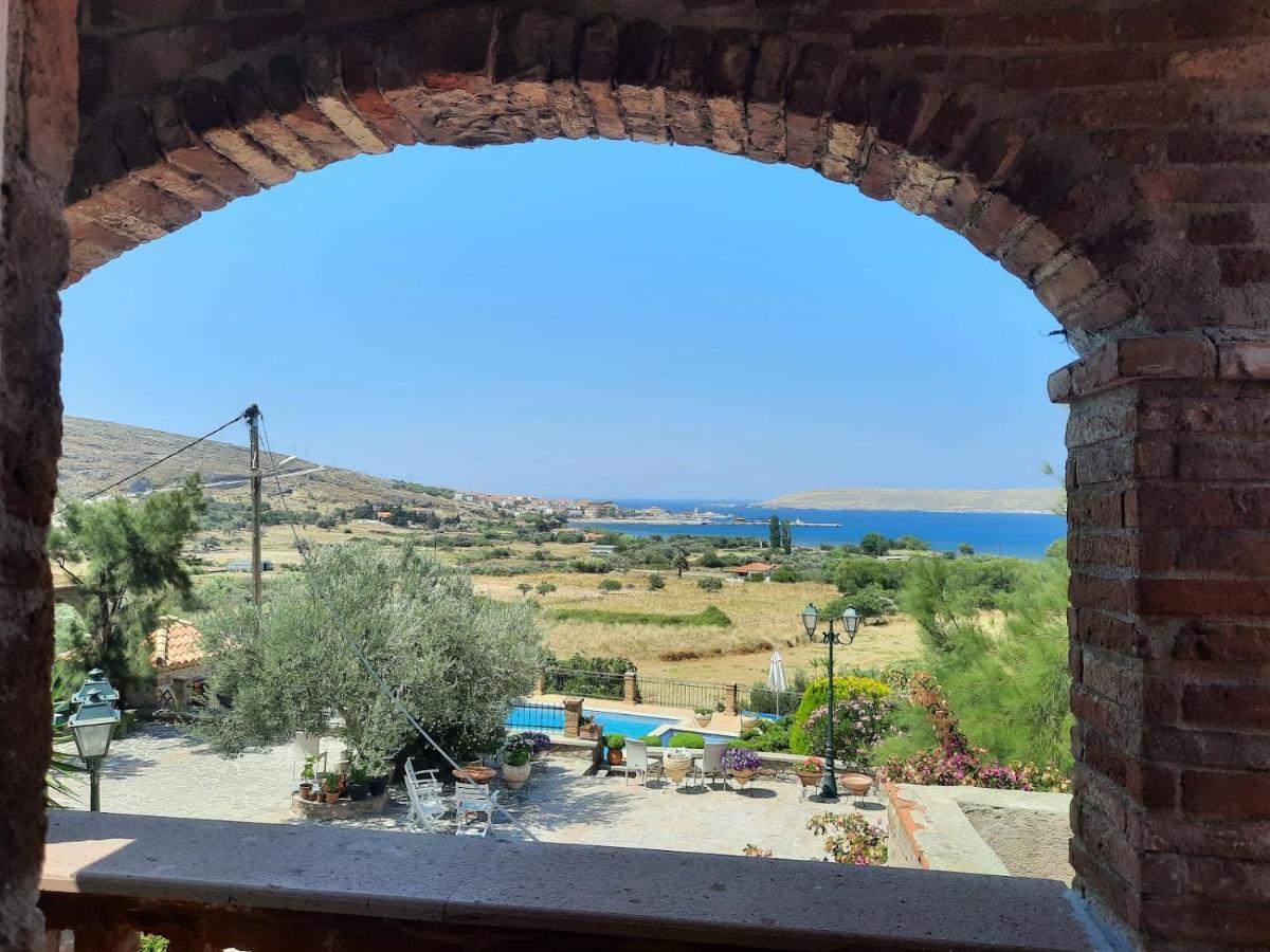 Lesvos Tower House Komninos Sígrion Екстериор снимка